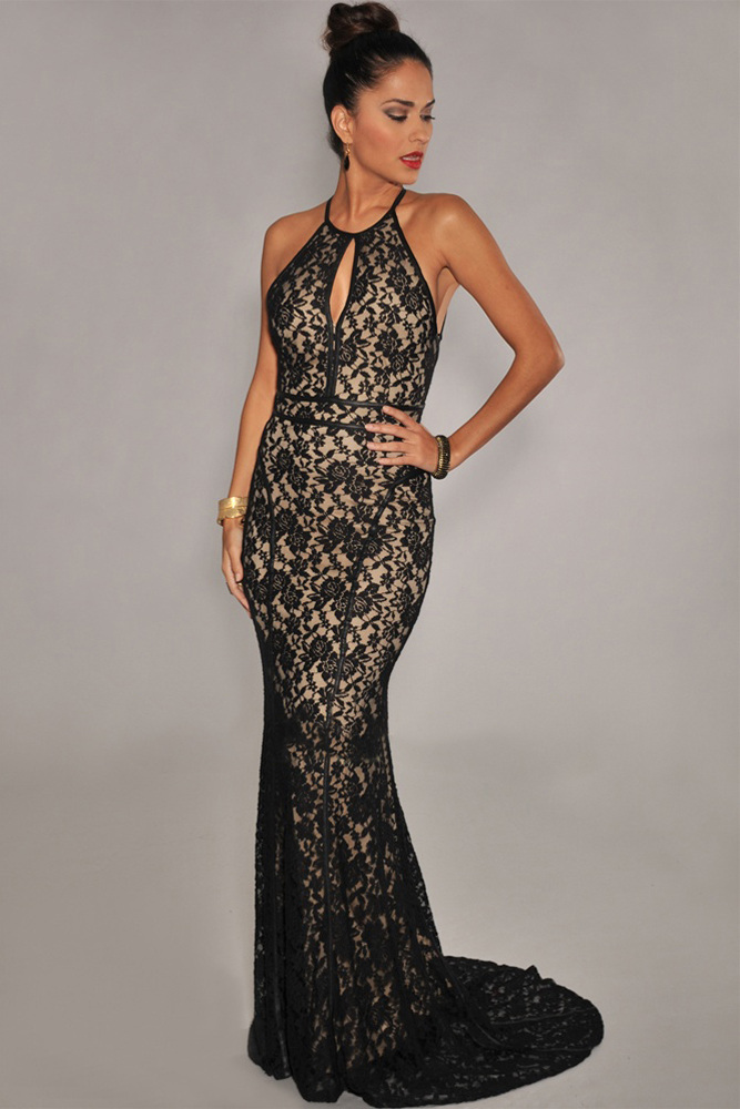 Open Back Evening Gown Item No. : MLLC62722